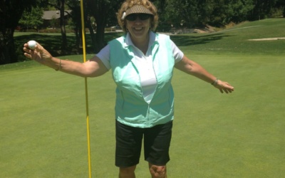 Teddi Swanson shoots her first Hole-in-One