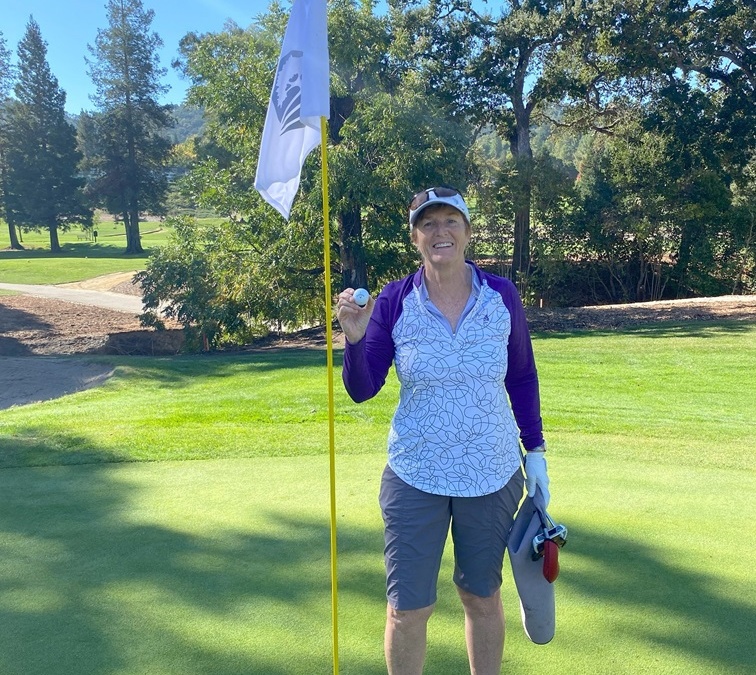 Karla Witte shoots a Hole-in-One